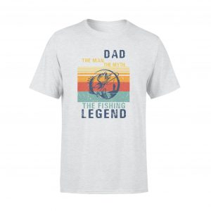 Gifts For Dad Shirt, The Man The Myth The Legend, Men, Retro Style, Ultra Cotton - Woastuff