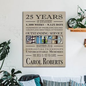 Retirement Gift For Colleague, Gift For Retired Friends, Men, Women, Poster Or Canvas, Wall Decor - Woastuff
