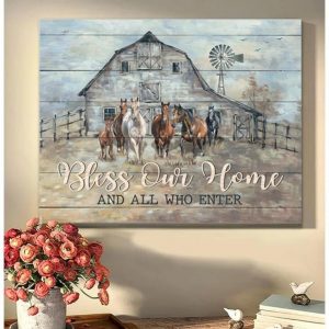 Bless Our Home Farm Life, Farmhouse Decor, Wall Decor, High Quality - Woastuff