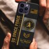 U.S. Space Force Personalized Proudly Served Phone Case IPHONE16, IPHONE15, IPHONE13, IPHONE14 , Custom Name,Rank And Year, Military Veteran Gifts ETRG-54206