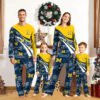 Michigan Wolverines Pajamas 2024 Version Personalized Your Name, Christmas Gifts ETHY-53038