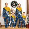 West Virginia Mountaineers Pajamas 2024 Version Personalized Your Name, Christmas Gifts ETHY-53038