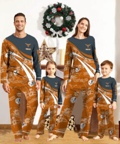 Texas Longhorns Pajamas 2024 Version Personalized Your Name, Christmas Gifts ETHY-53038