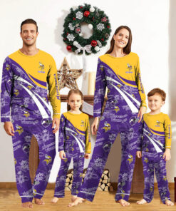 Minnesota Vikings Pajamas 2024 Version Personalized Your Name, Christmas Gifts ETHY-53038