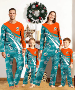 Miami Dolphins Pajamas 2024 Version Personalized Your Name, Christmas Gifts ETHY-53038