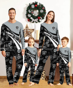 Las Vegas Raiders Pajamas 2024 Version Personalized Your Name, Christmas Gifts ETHY-53038