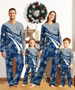Indianapolis Colts Pajamas 2024 Version Personalized Your Name, Christmas Gifts ETHY-53038