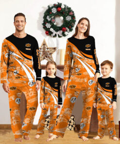 Oklahoma State Cowboys Pajamas 2024 Version Personalized Your Name, Christmas Gifts ETHY-53038