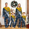 Notre Dame Fighting Irish Pajamas 2024 Version Personalized Your Name, Christmas Gifts ETHY-53038