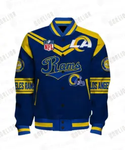 Alternative view of Los Angeles Rams Baseball Jacket, Sport Jacket Custom You Name, FootBall Fan Gifts EHIVM-63044