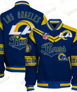 Los Angeles Rams Baseball Jacket, Sport Jacket Custom You Name, FootBall Fan Gifts EHIVM-63044