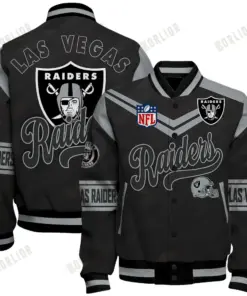 Las Vegas Raiders Baseball Jacket, Sport Jacket Custom You Name, FootBall Fan Gifts EHIVM-63044
