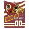 Washington Redskins Fleece Blanket Custom Name And Number, Sport Blanket For Fans ETRG-0109380