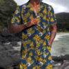 West Virginia Mountaineers Hawaiian Shorts Set  2025 Version, Hawaiian Shirts, Sports Shorts, Gifts For Fan EHIVM-04171878