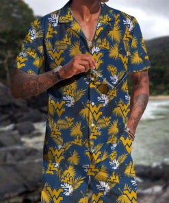 West Virginia Mountaineers Hawaiian Shorts Set  2025 Version, Hawaiian Shirts, Sports Shorts, Gifts For Fan EHIVM-04171878