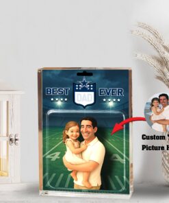 Dallas Cowboys Best Dad Shape Acrylic Blocks Custom Your Image , Sport Gifts For Dad, Home Decorations EHIVM-05192287